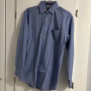 Men's Blue Checkered Shirt